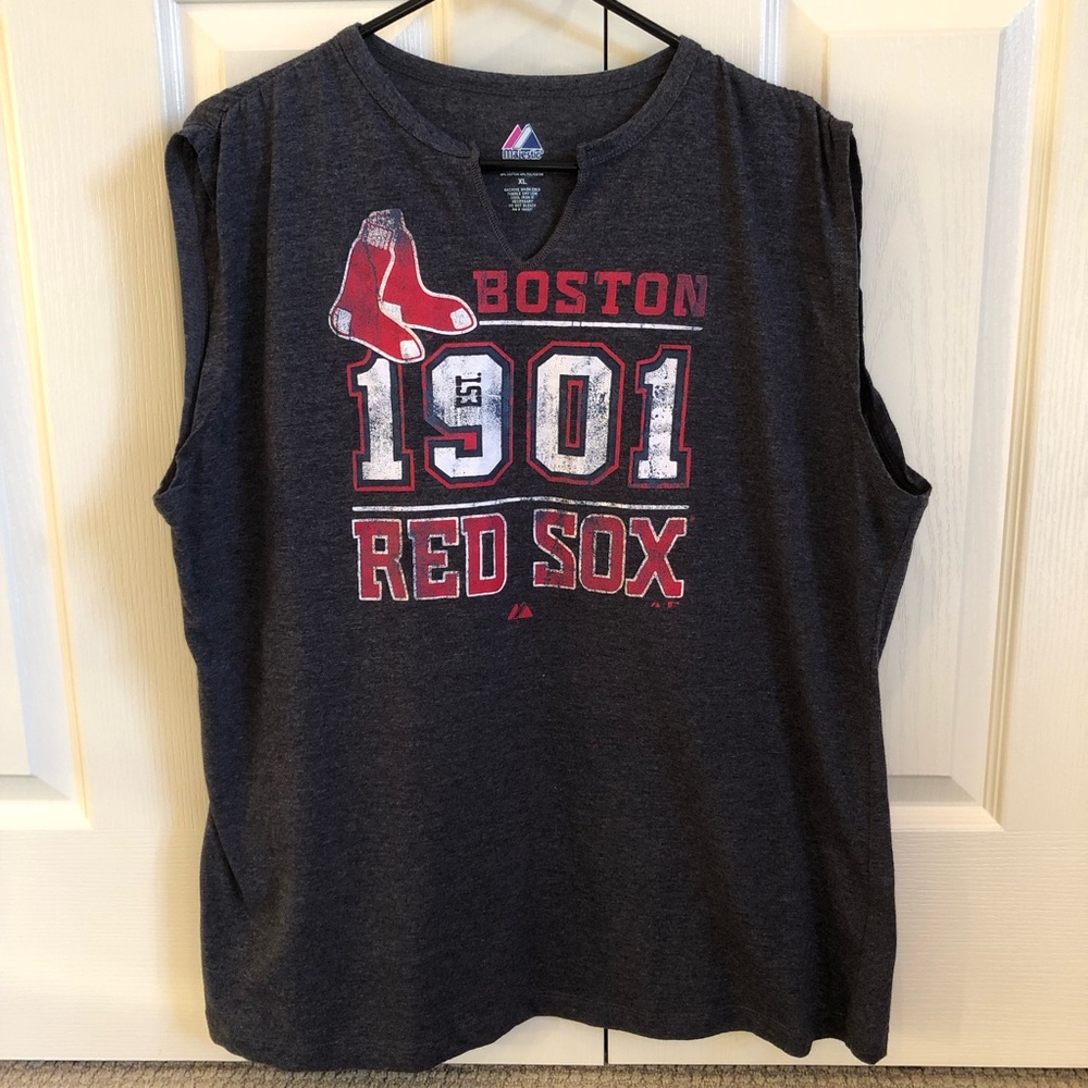 Women’s Majestic Boston Red Sox Sleeveless Tee